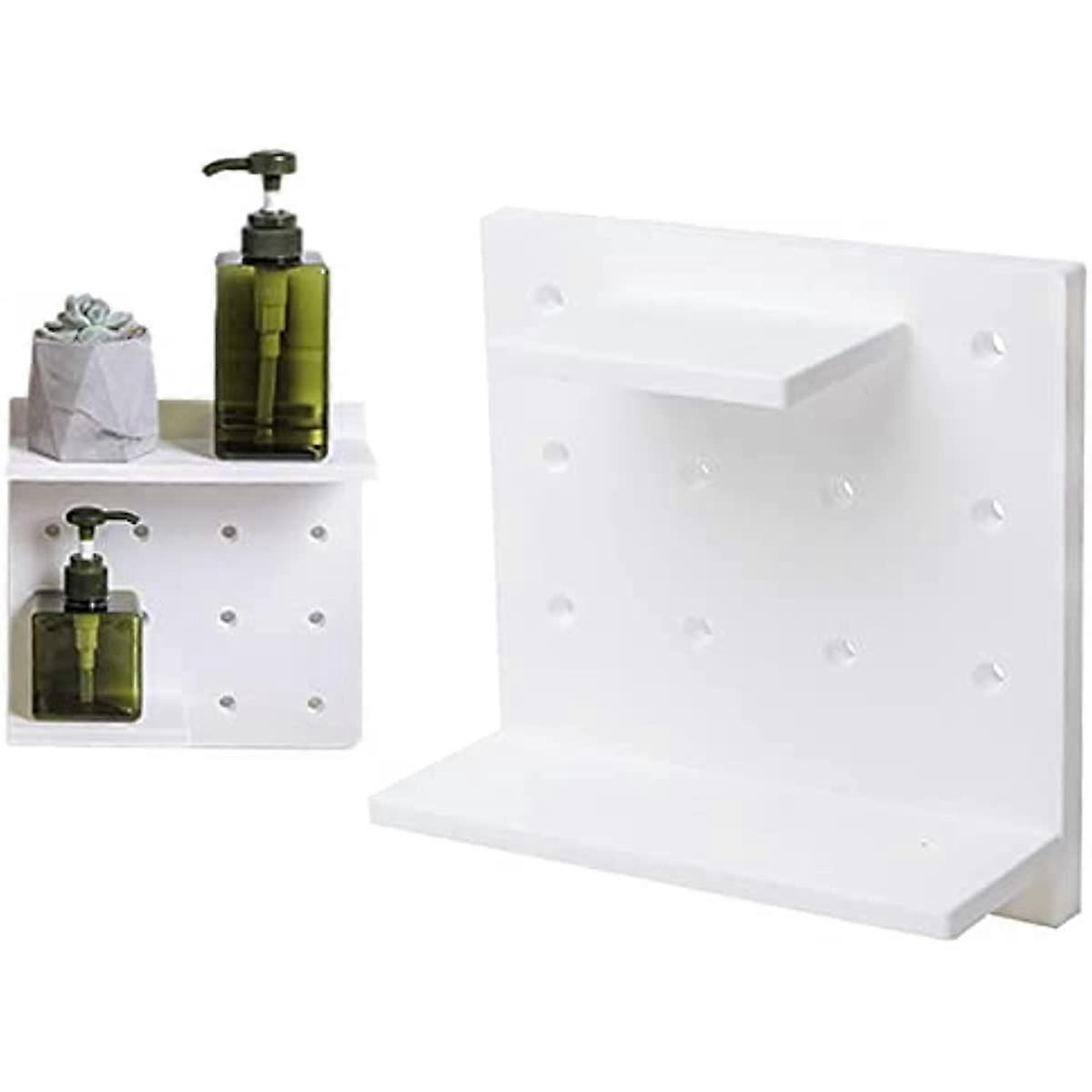 10 Pcs Pegboard Wall Organizer | Small Desk Pegboard Wall Organizer