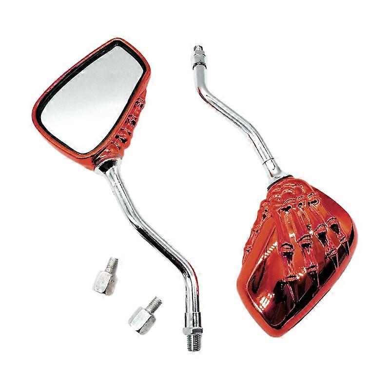 2Pcs Universal Handlebar Rear Mirrors Motorcycle Rearview Mirror Sile Mirror