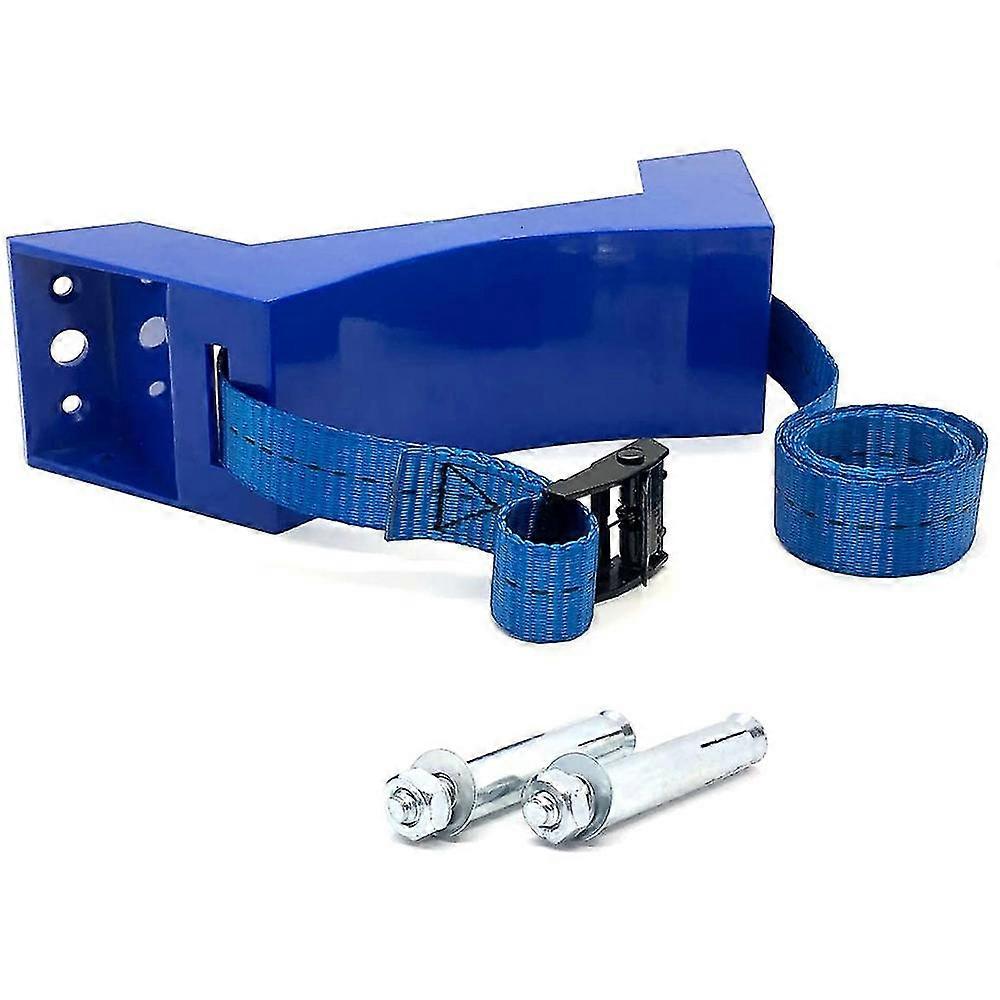 Cylinder Mounted Bracket Gas Cylinder Bracket Durable ABS Gas Cylinder Holder For Camper Motorhome RV Caravan,Blue