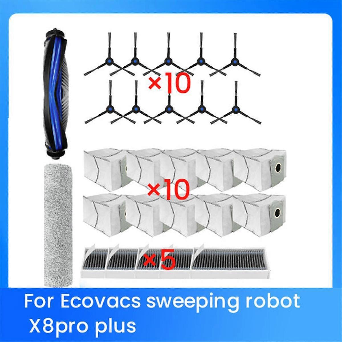 27Pcs Ultra Accessories for X8pro Plus Sweeper Accessories