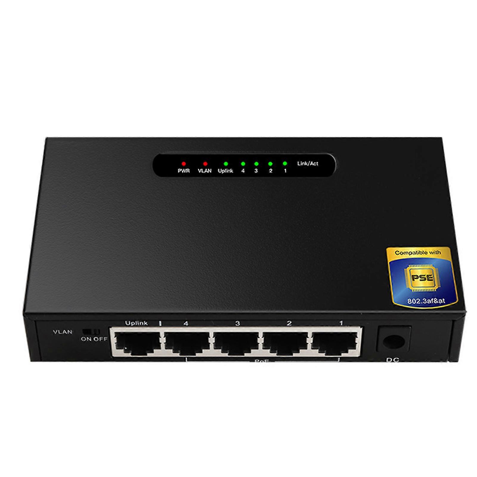 מתג Ethernet בעל 5 יציאות לרשת LAN במהירות 1000Mbps RJ45 Wlan Hub מתג מחשב שולחני