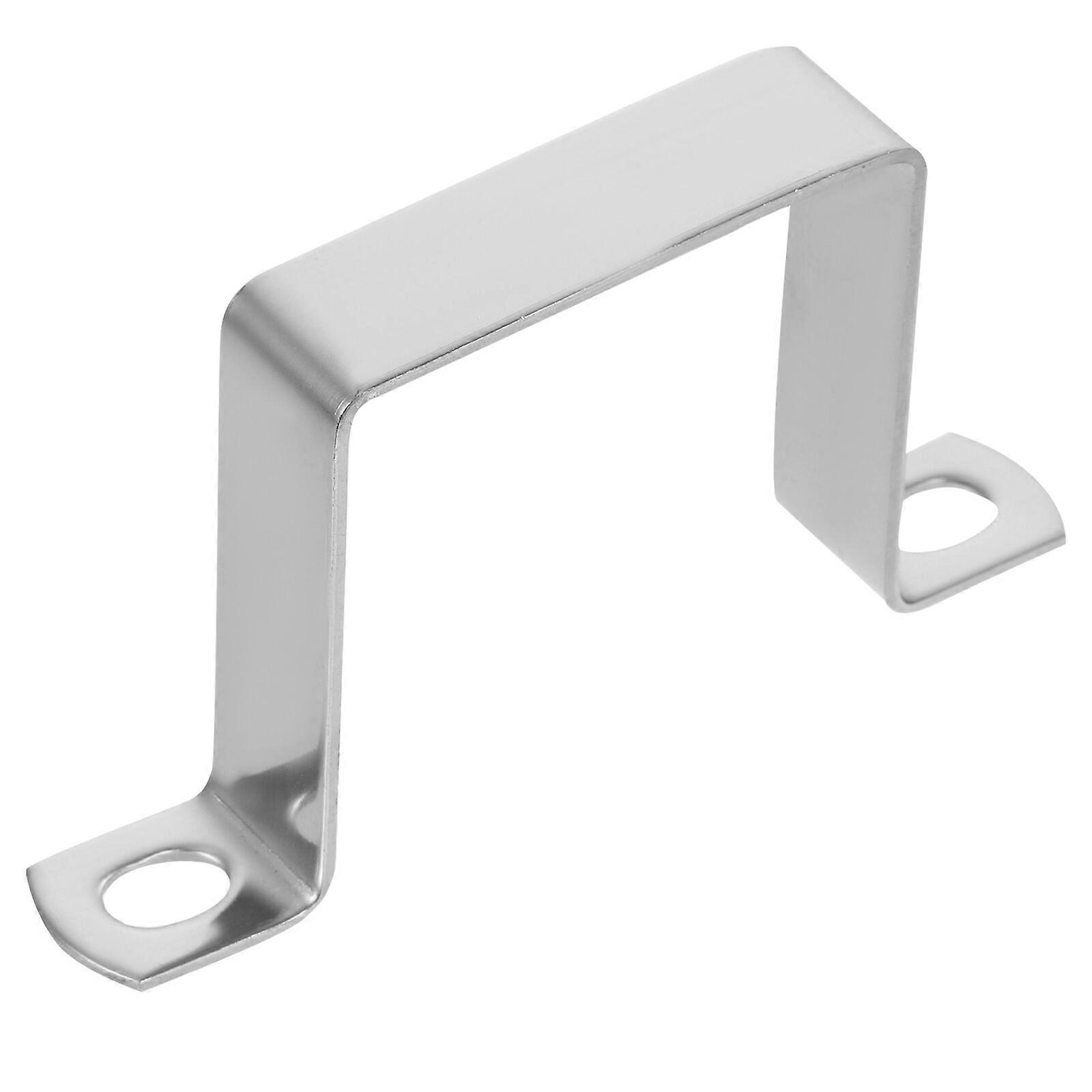Stainless Steel Square Clamp Pipe Fixing Bracket Clamp Square Pipe Buckle Water Pipe Clamp