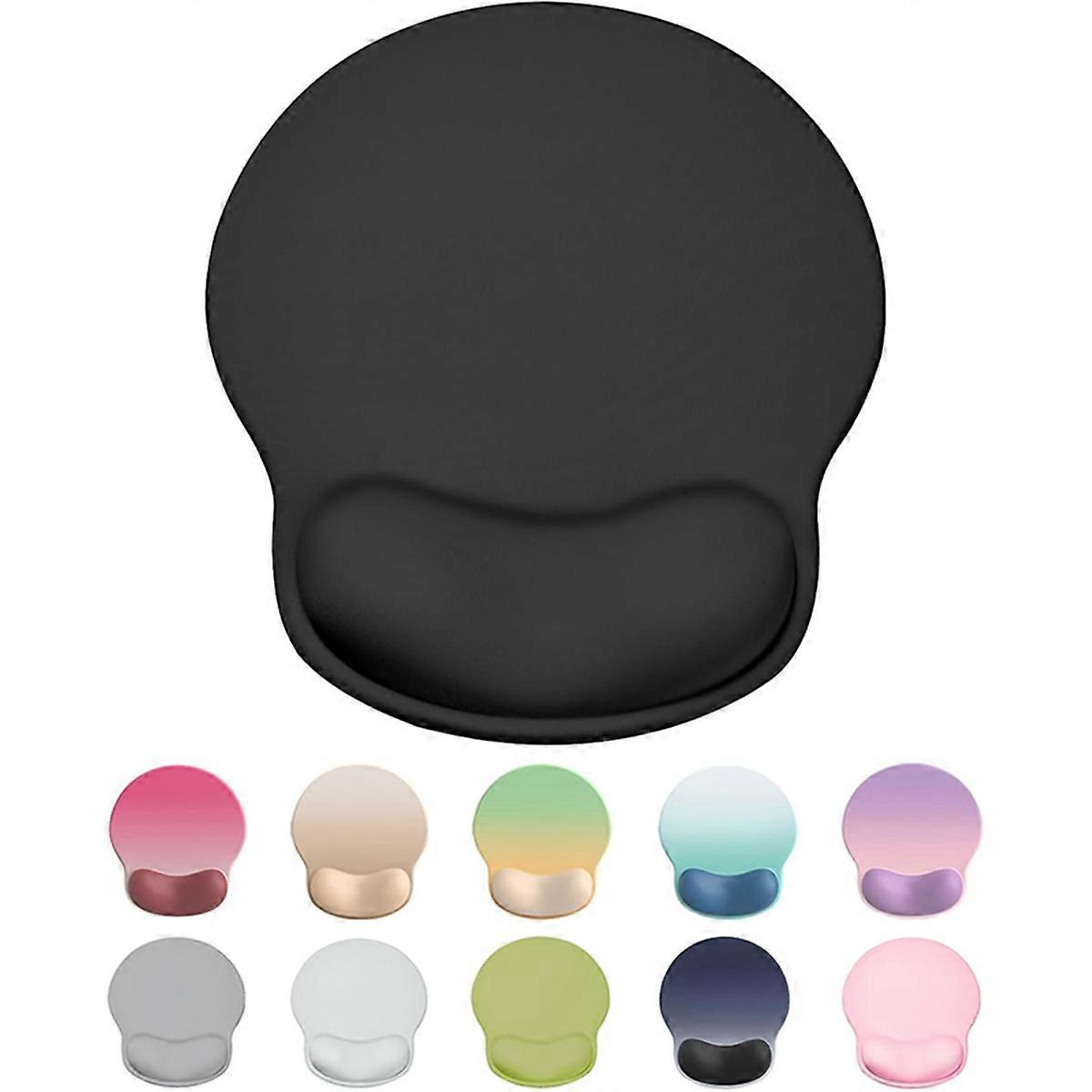Ergonomic Mouse Pad Wrist Support, Comfortable Mouse Pad Wrist Rest, Relieve Wrist Pain Gel Mouse pad, Non-Slip Rubber Base Mousepad for Laptop, Compu