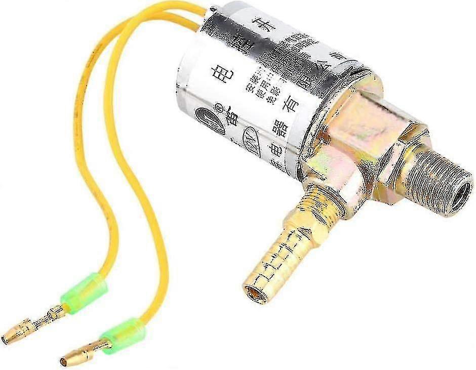 صمام الملف اللولبي بالقرن الهوائي 12 فولت 1/4 ، 12 فولت أبواق الهواء وأنظمة ركوب الهواء 1/4 بوصة شاحنة قطار معدنية صمام الملف اللولبي الكهربائي بوق الهواء