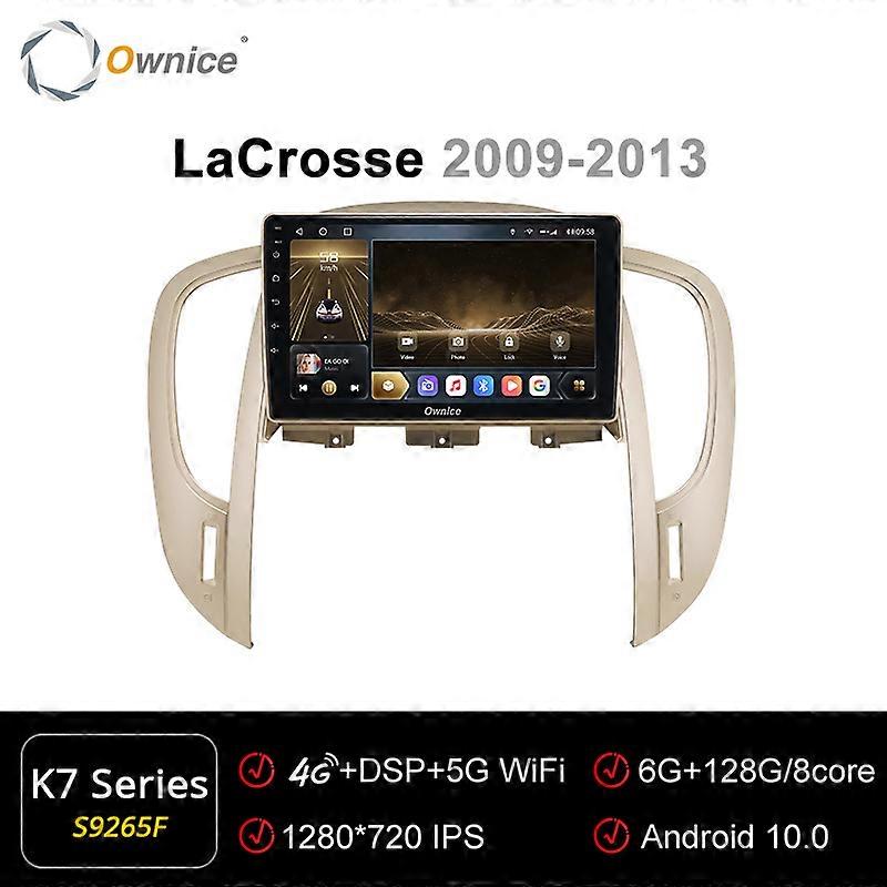 K7 720P 2 Din Android 10.0 Car Multimedia radio for Buick LaCrosse 2009 - 2013 With 8 Core A75*2+A55*6 SPDIF 6G 128G 4G LTE