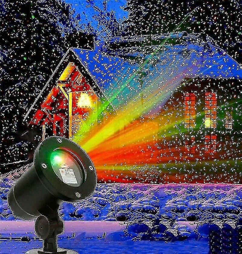 Proyector Led de Navidad Paisaje al aire libre Escenario de Navidad Lámpara de Navidad