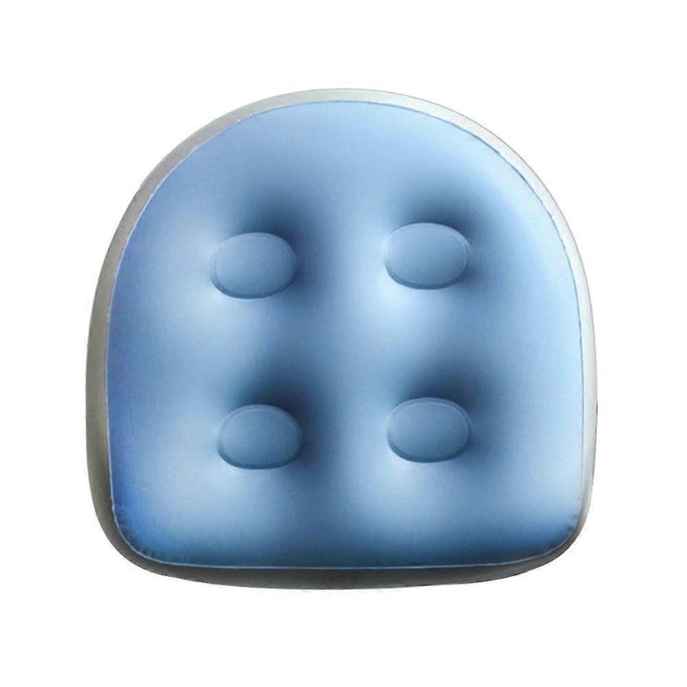 Seat Pad with Suction Cup, Back Support Bath Spa Pad Soft Inflatable Massage Cushion, Comfortable Du