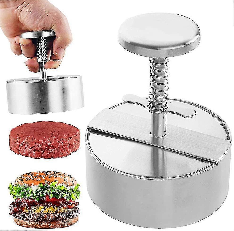 Stainless Steel Burger Mold Grill Kitchen