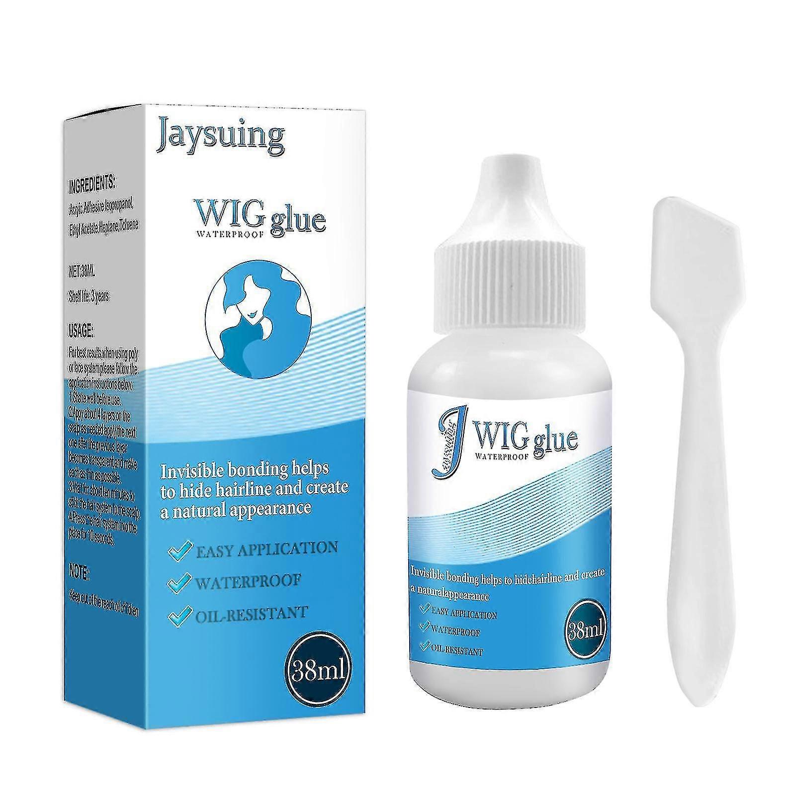 דבק פאה בלתי נראה דבק תחליפי שיער חזק לתחרת פאות - סט 38 מ"ל