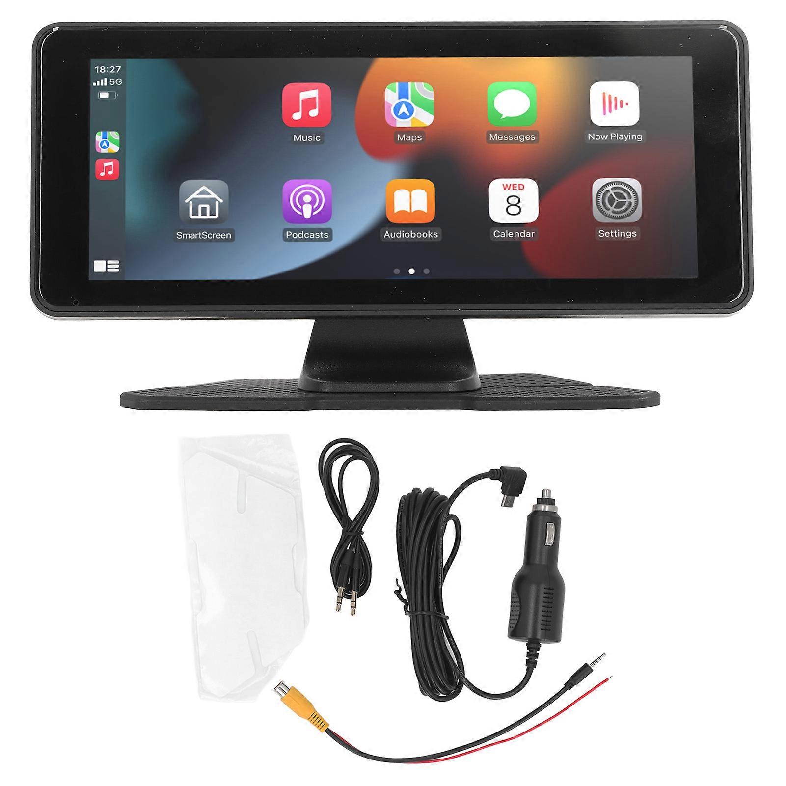 Portable Car Stereo for Carplay for Android Auto 6.86 Inch Touchscreen Car Multimedia Player Car Radio with 1080P Dashcam