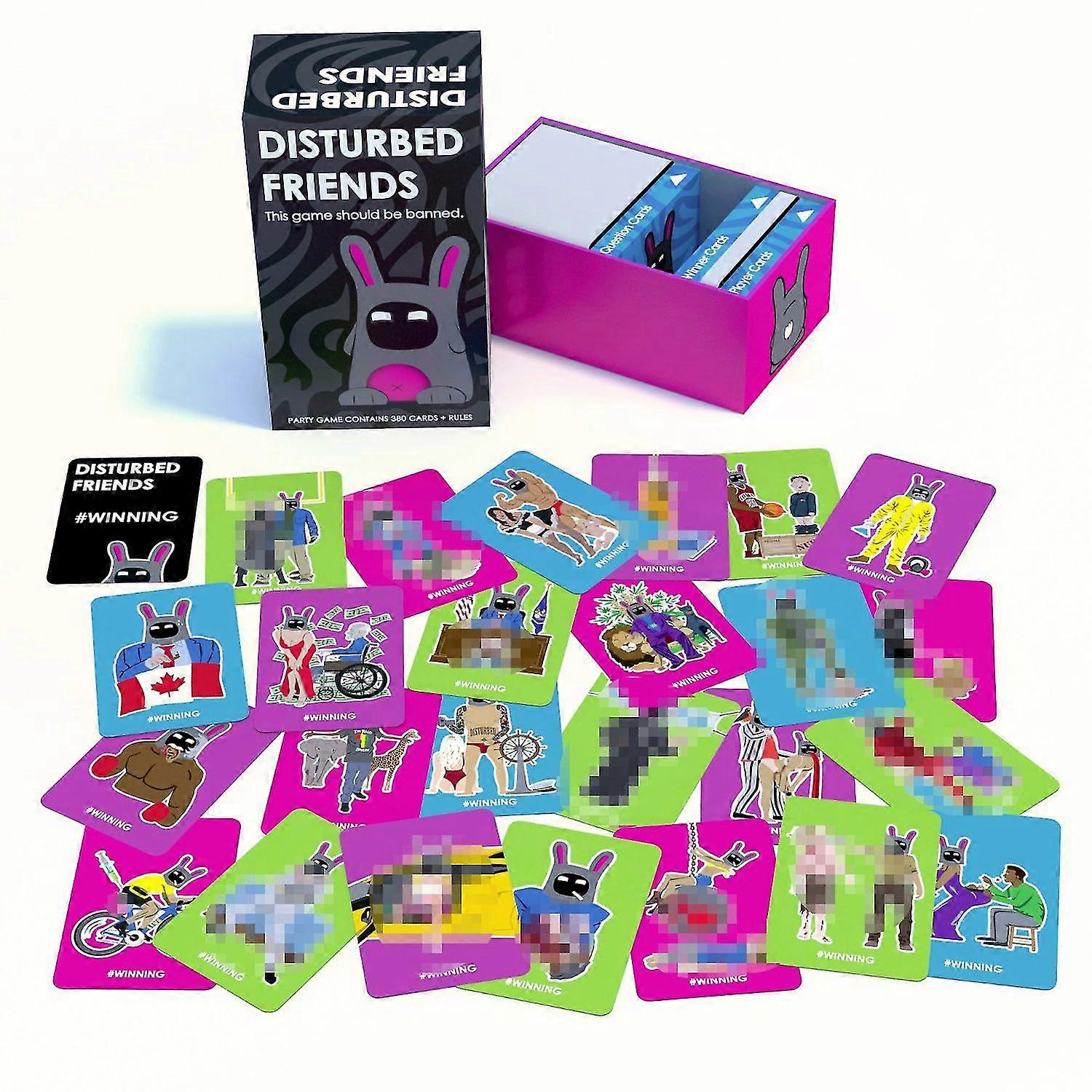 Disturbed Friends Board Game Against Humanity Card