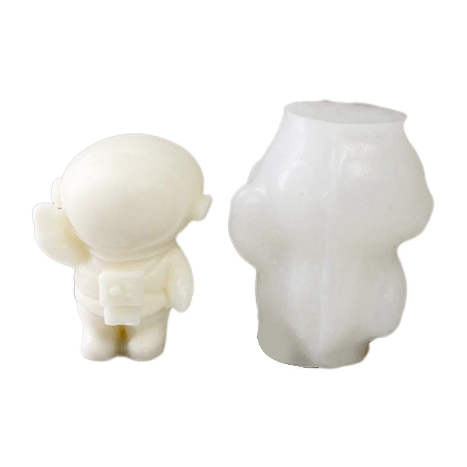 Resin Molds for Making Aromatherapy Candle DIY Casting Cute Spaceman Shape