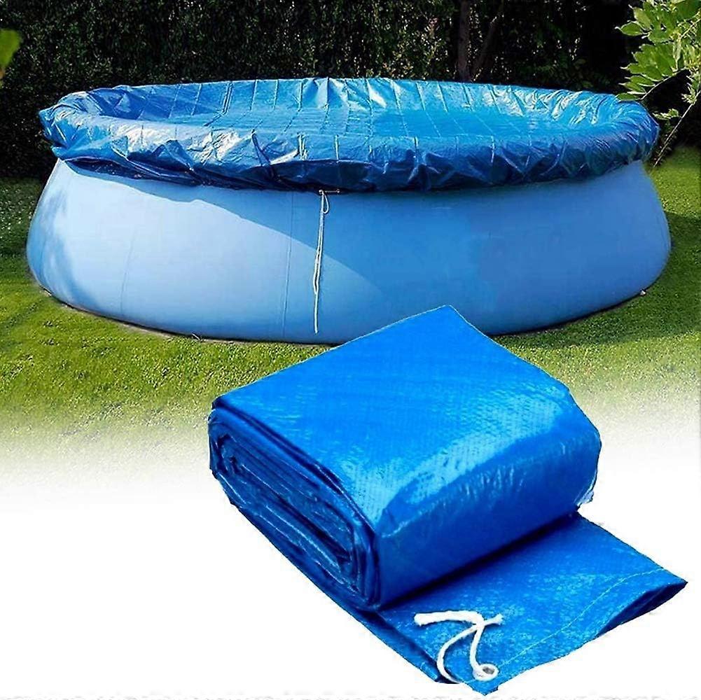 10 Ft Round Pool Cover, Round Pool Cover for Inflatable Pools, Solar Cover for Round Frame Pools, Inflatable Pool Covers, Hot Tub Spa Pool Blanket Cov