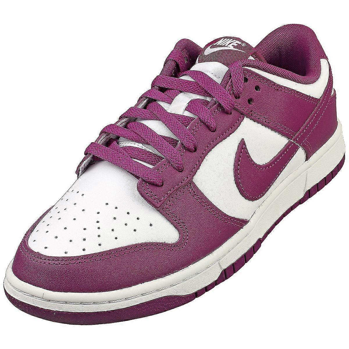 Nike Dunk Low Retro 男士时尚运动鞋 白色紫色