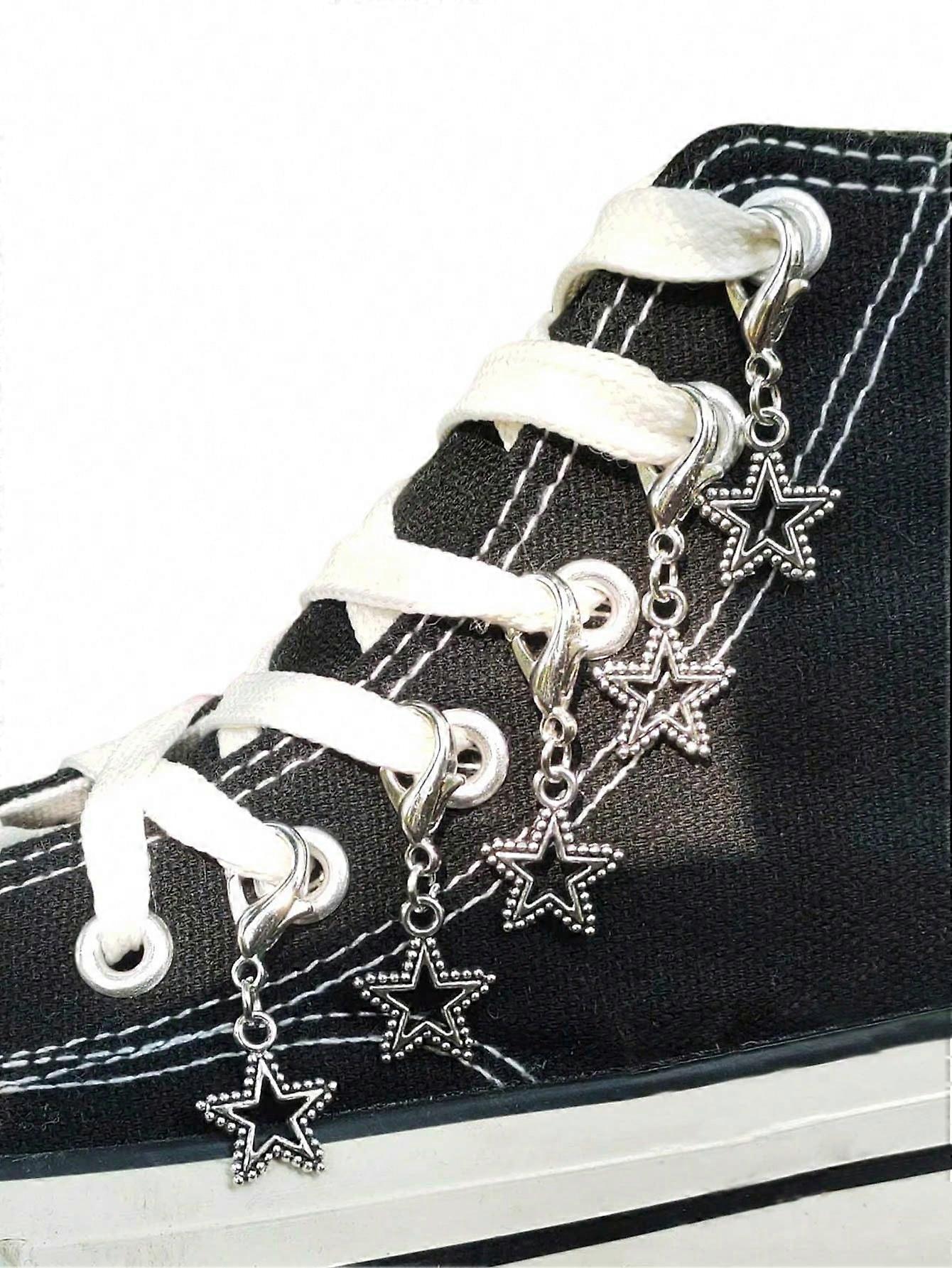 ROMWE 5 قطع خمر نجمة على شكل حذاء الديكور الخريف