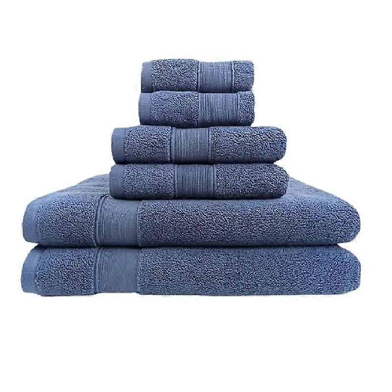 Ultra Soft 6 Pack Towel Set, Contains 2 Bath Towels, 2 Hand Towels & 2 Washcloths, Highly Absorbant