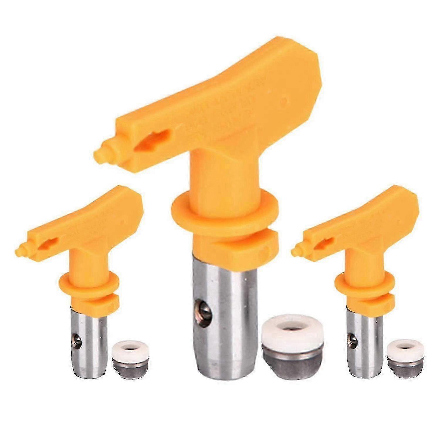 Reversible Airless Paint Spray Tips Set, 3 Pieces for Efficient Spraying