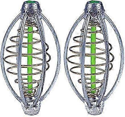 Fishing Bait Cage Sinker, 5.5cm, 2PCS, For Carp Feeder
