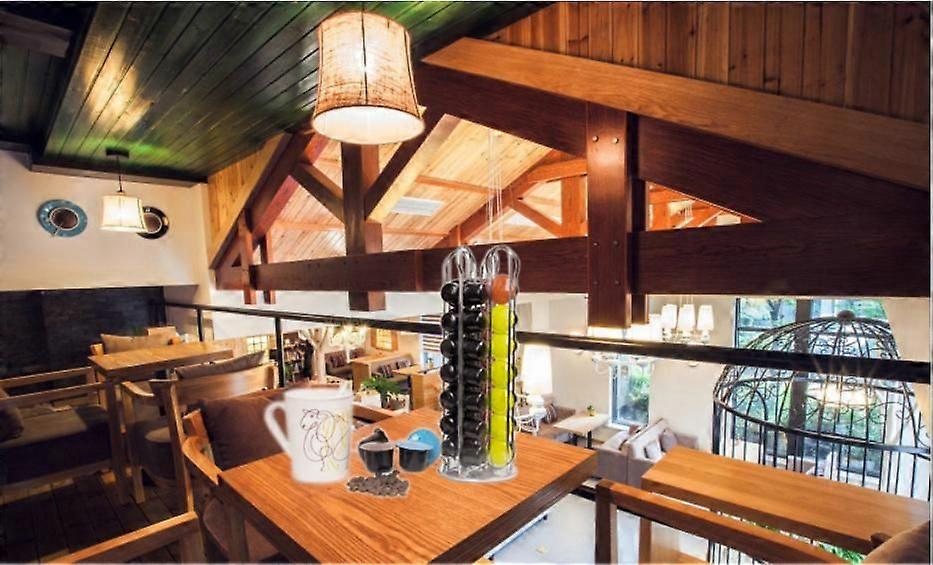 Roterende tårn med 24 kaffekapsler