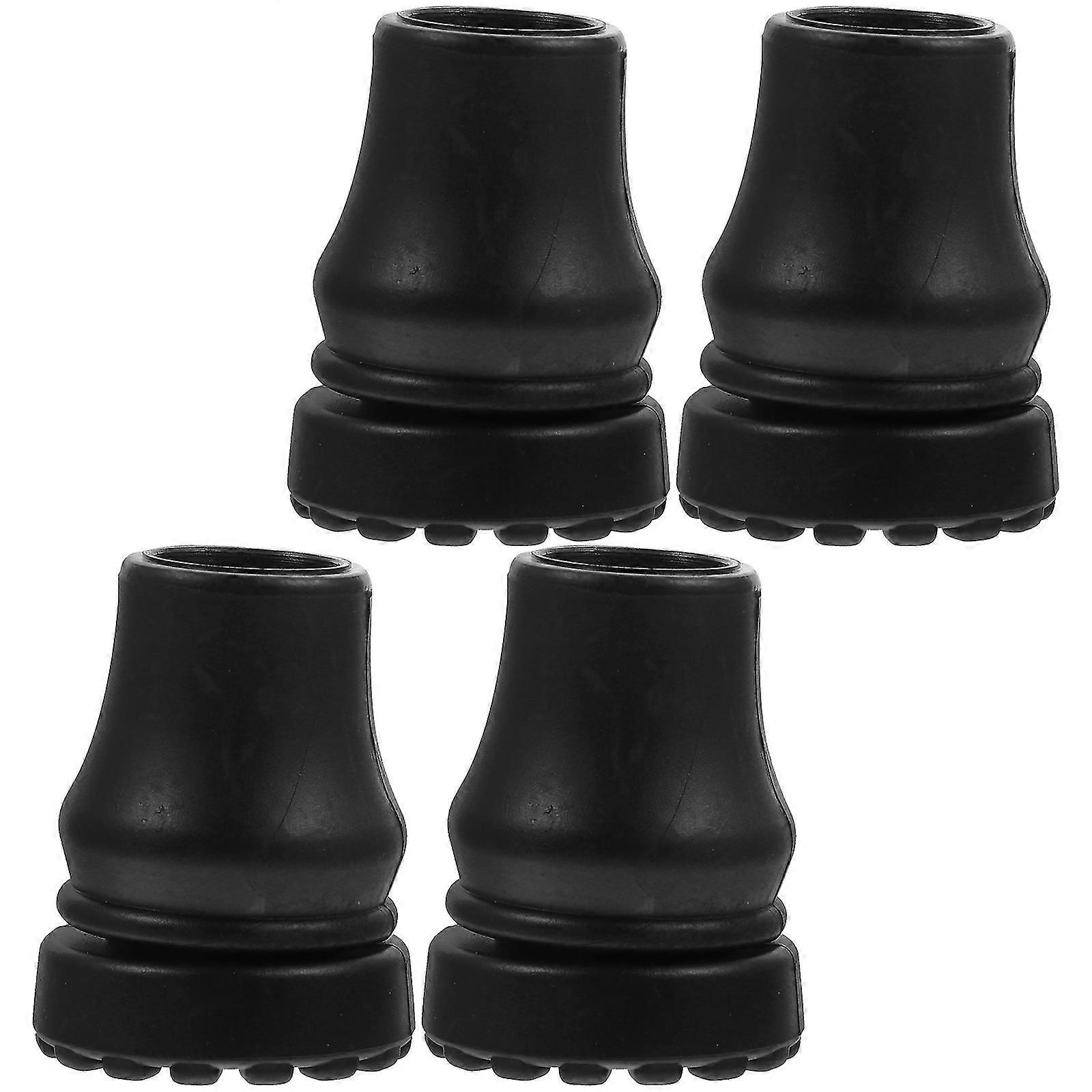 4pcs Crutch Replacement Tips Walking Cane Tips Crutch Replacement Cane Tips Nonskid Cane Protectors