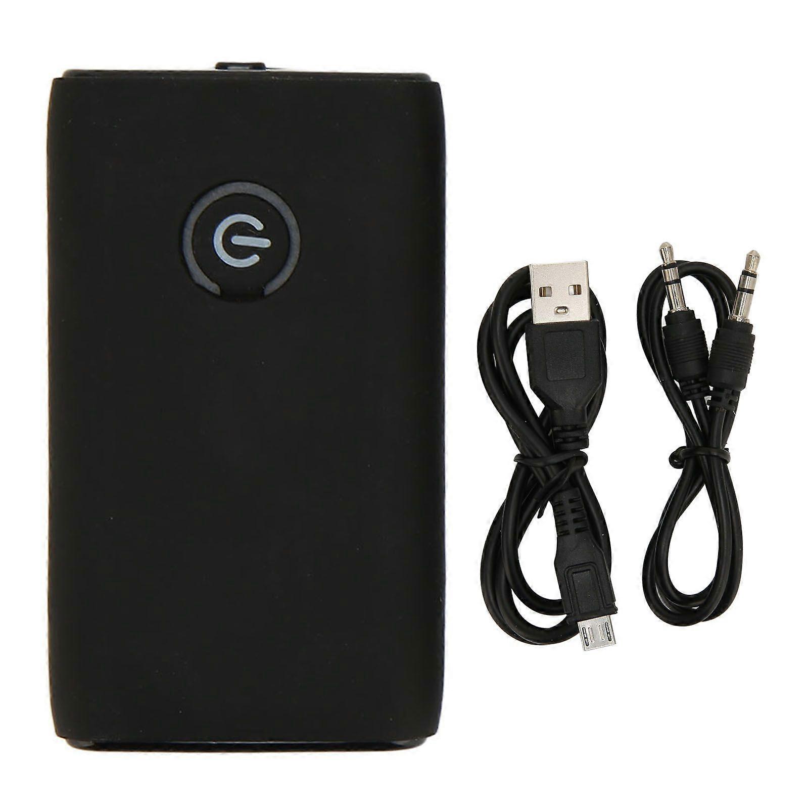 Bluetooth 5.0 Transmitter Receiver Multifunctional 2 in 1 Wireless Adapter with 3.5mm Jack for TV CD Home Theater