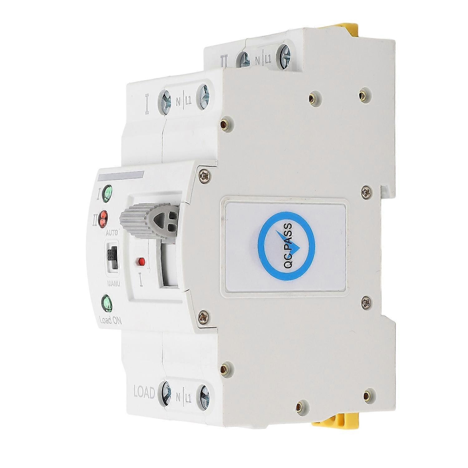 Dual Power Automatic Transfer Switch Tool 2P 63A Generator Circuit Fast Changeover Controller Millis