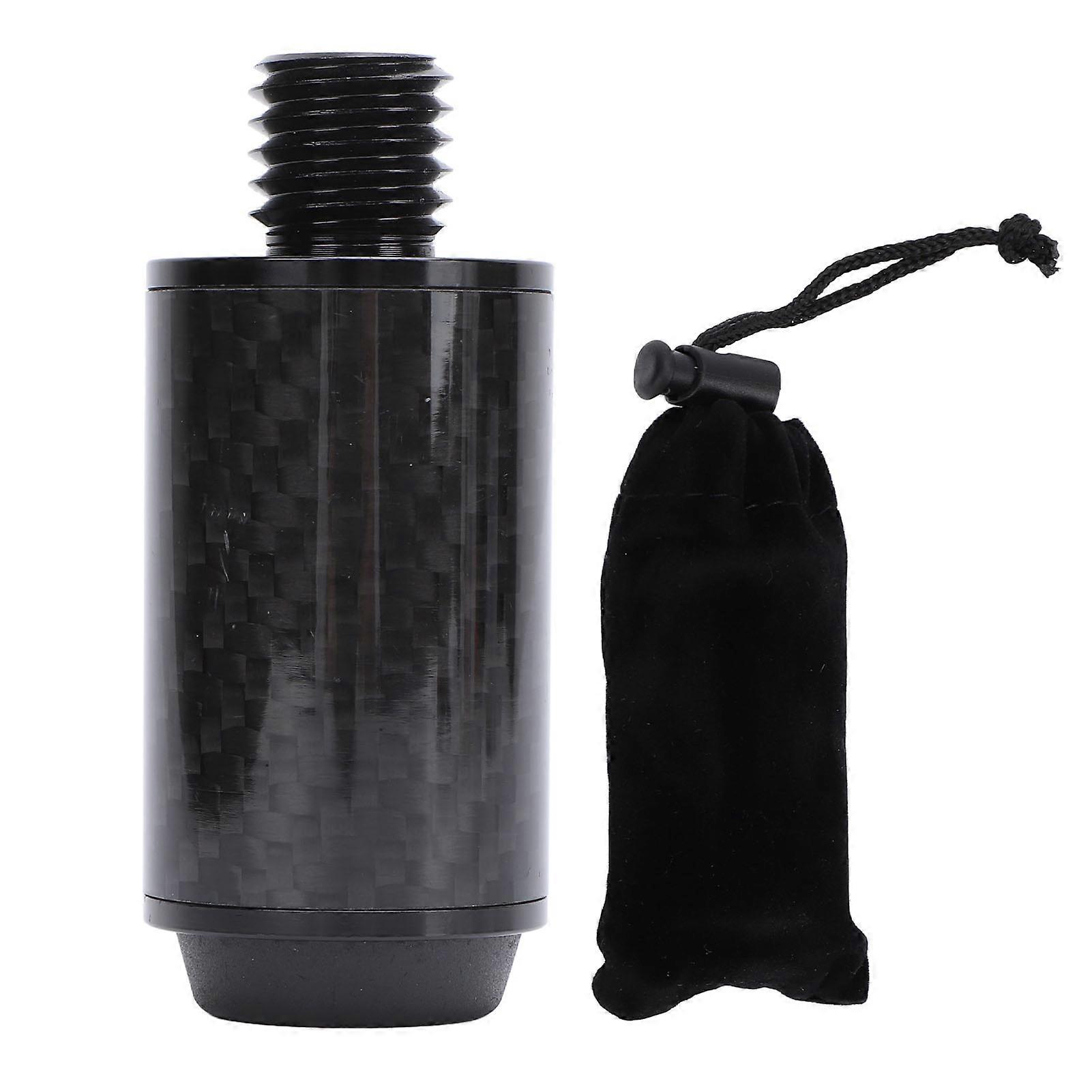 2in Pool Cue Extension Carbon Fiber Billiard Extension with Bumper for Fury Billiard Cue Extending Accessory