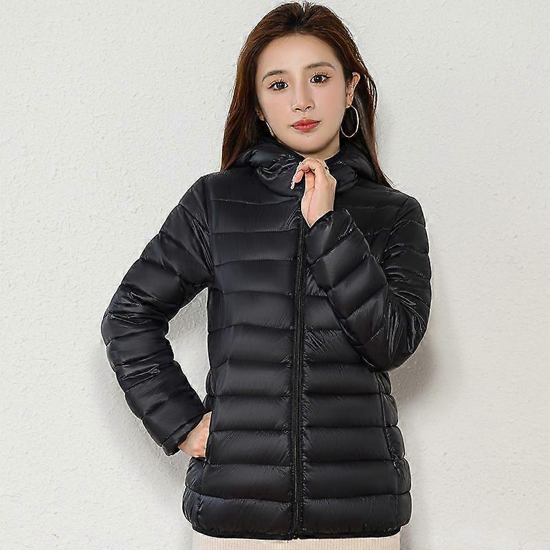 Cotton-padded Women's Short Winter New Thin Small Cotton-padded Jacket Large Size Slimming and Slimming Korean Version of Light Down Jacket