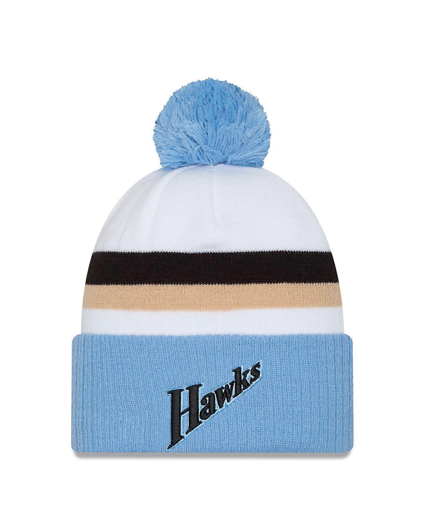 Atlanta Hawks Knitted New Era Bobble Cuff Beanie