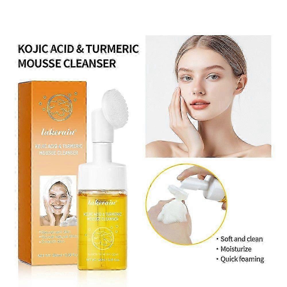 כורכום ניקוי פנים, תחליב פנים כורכום, קצף ניקוי פנים, ניקוי עמוק של עור הפנים, כורכום מקציף ניקוי לכל העור