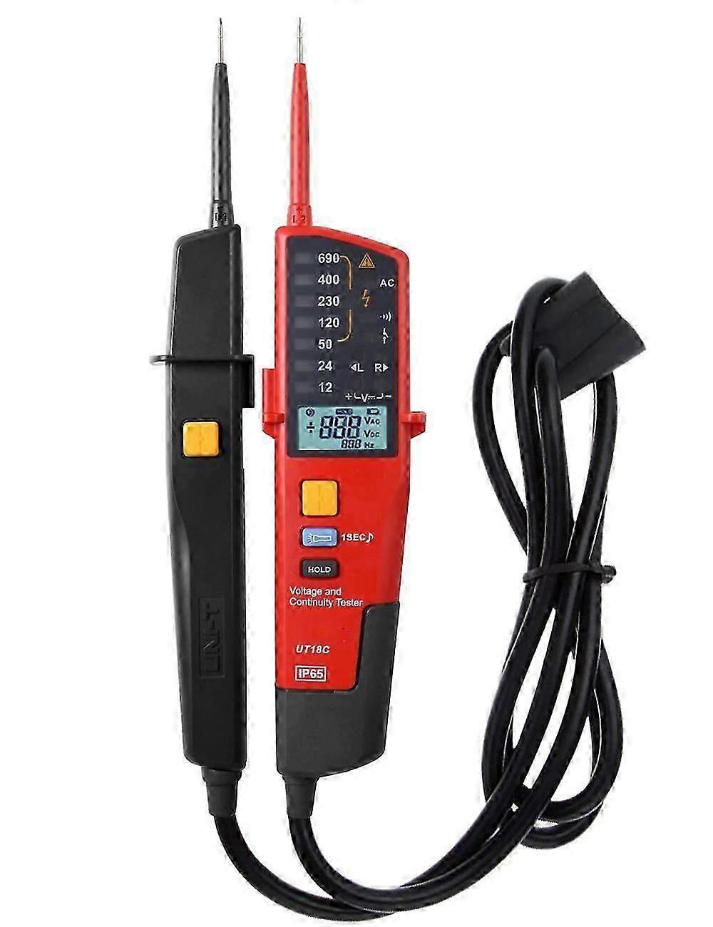 Winter promotion,Digital Waterproof Multifunction Voltage Tester Voltmeter Voltage Meter Voltage Tester 12V~690V AC/DC Auto Range LCD Display