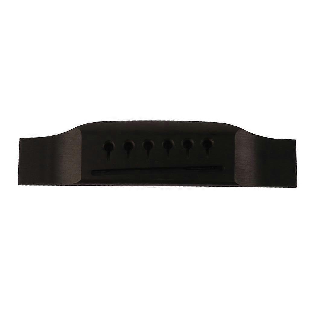 Durable 6-String Ebony Wood Guitar Bridge for Music Part of