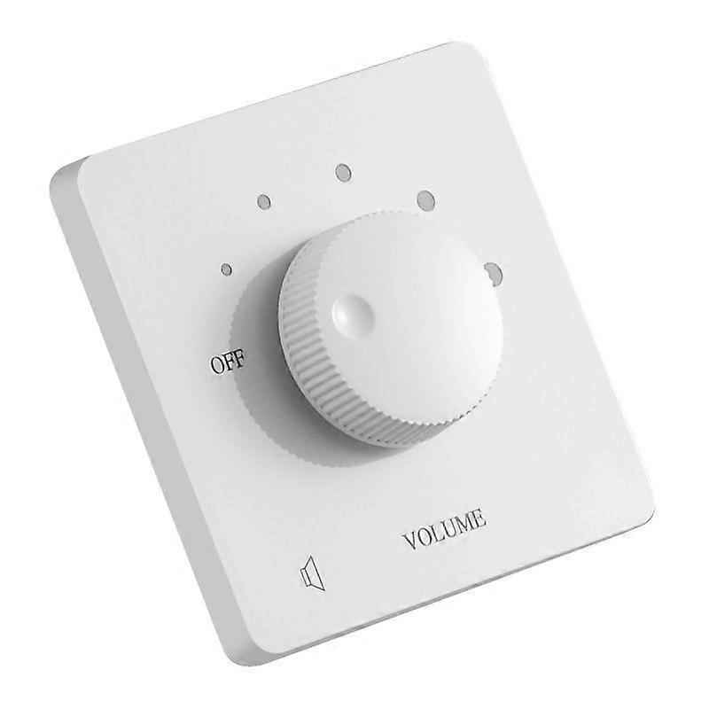 Adjustable In-Wall Audio Switch Volume Control Knob Sound Panel Speaker Tone Control Easy Installation Volume Knob Replacement