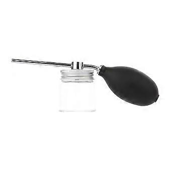 Silicone Pump Powder Spray Bottle Hair Loss Fiber Powder Nozzle Tool for Hair Salon