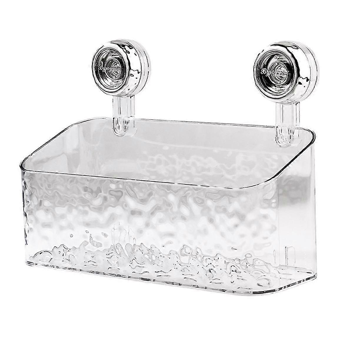 1PCS Rotating Suction Cup Storage Rack Bathroom Non Perforated Wall Mounted Organizing and Storage