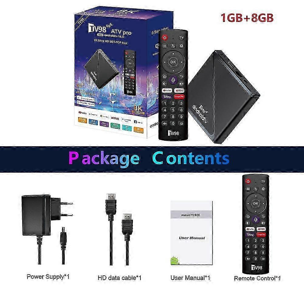 8K Android 14.0 TV Box Set Allwinner H313 2.4G 5G Dual WiFi Bluetooth 5.0 Media Player Support Smart