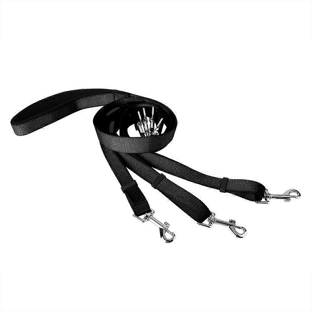 Three Head Design Leash, Sturdy Walker Trainer for 2 or 3 Dogs, Adjustable and Detachable for Versatile Walking Experiences