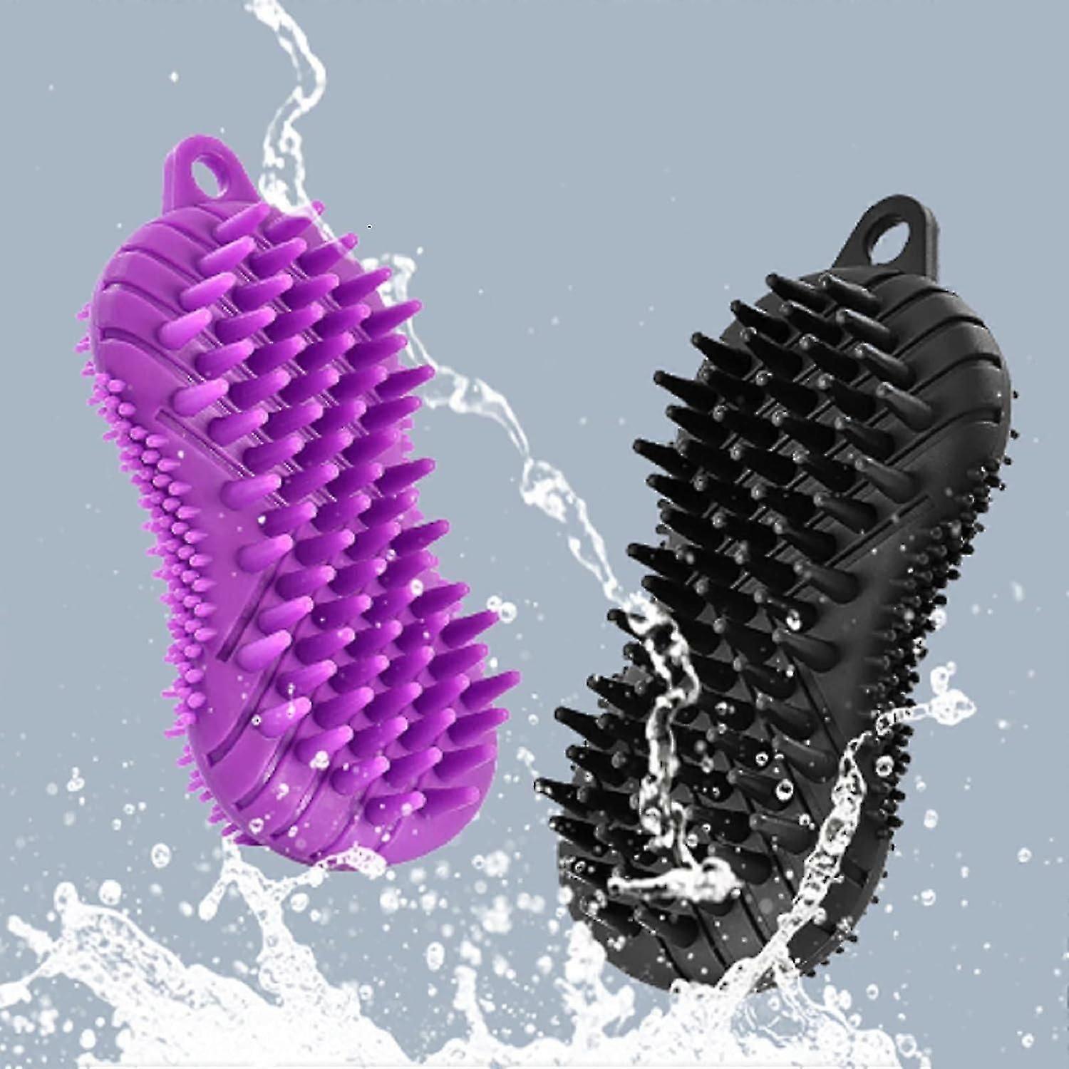 Hair Scalp Massager Shampoo Brush, Integrated Design Scalp Scrubber and Shower Brush