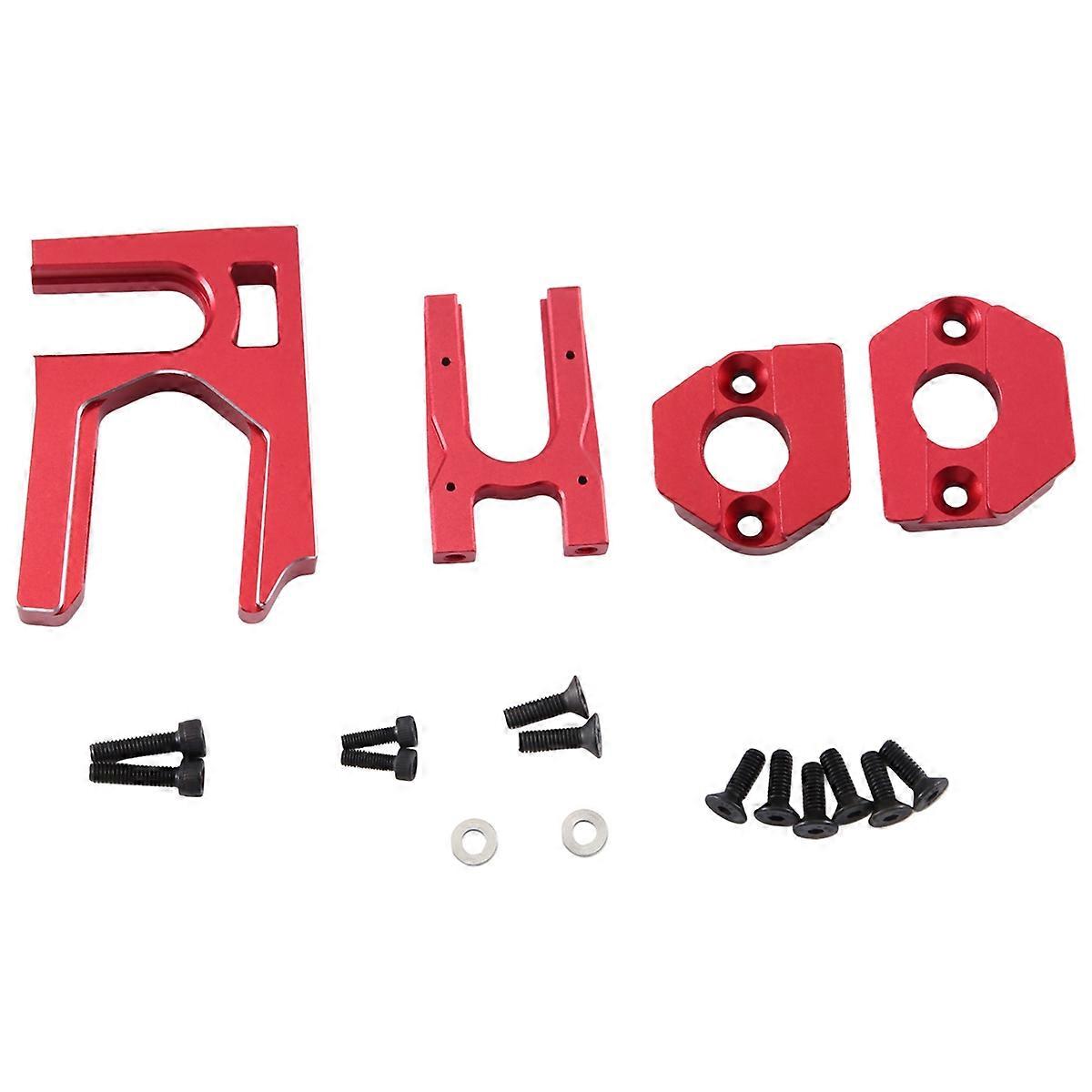 For ARRMA 1/7 INFRACTION Center Mount + Motor Mount Red