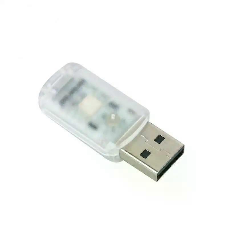 سيارة USB ضوء الليل حياة أطول 5 فولت / 1 أمبير الأجهزة المنزلية أدى مصباح زخرفي تنشيط الصوت تغيير اللون الملحقات المنزلية 1 واط