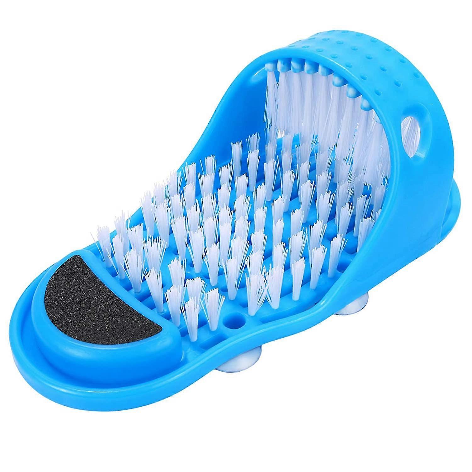 Pack Feet Cleaner Brush for Exfoliating Shower Spa, Durable Foot Massager with Non-Slip Base and Soft Bristles
