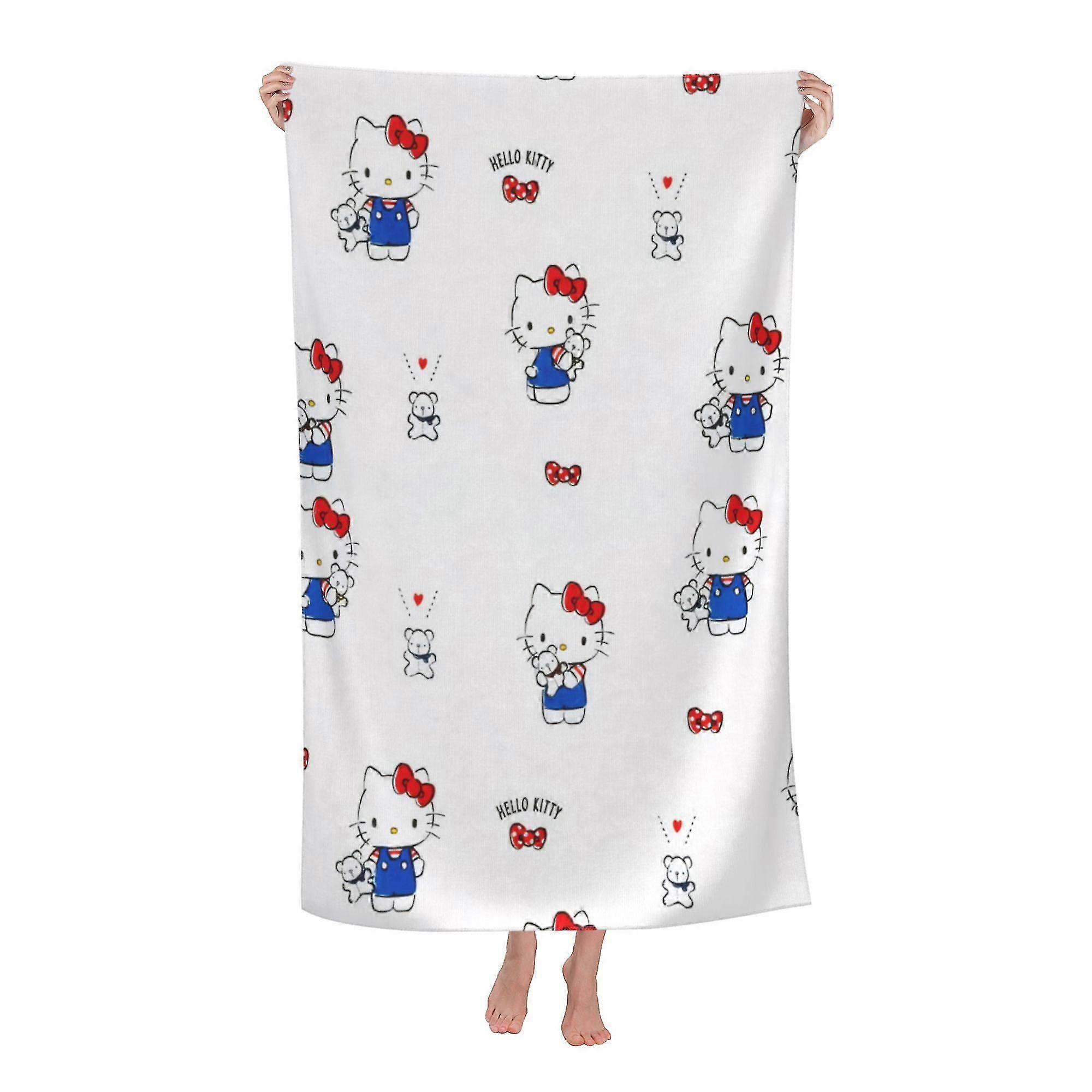Hello Kitty Beach Towel, Large Microfiber Bath Towel