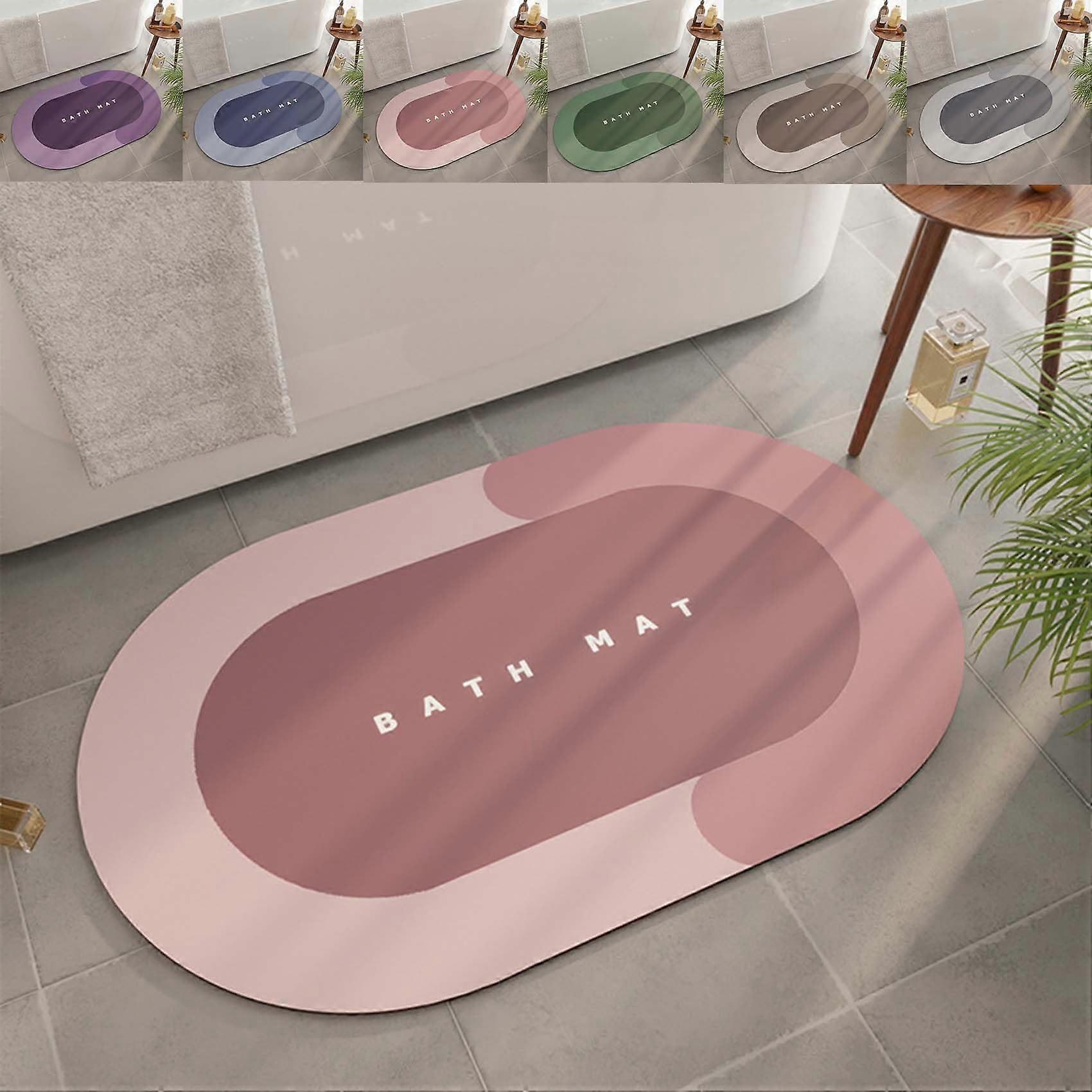 Quick-Drying Non-Slip Super Absorbent Instant Dry Bath Mat for Shower Room 19.731.5in