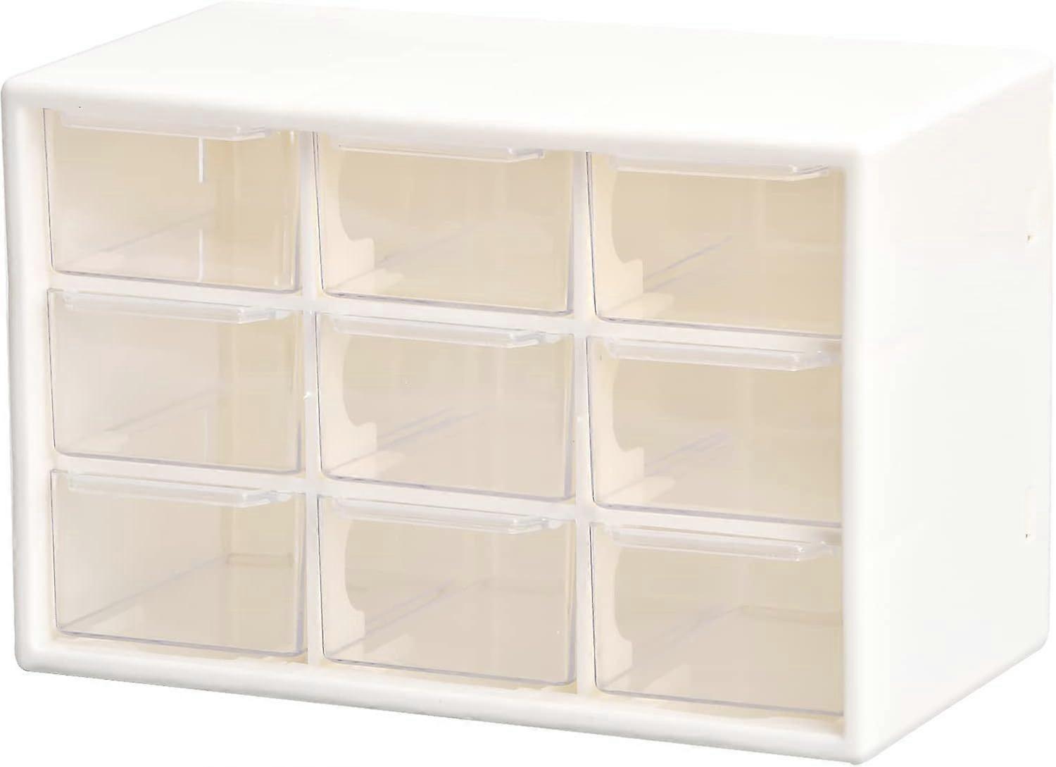 9 Drawer Storage Organizer Box Plastic Storage Cabinet Container for Home Workshop Office for Storing Jewellery,Medicine