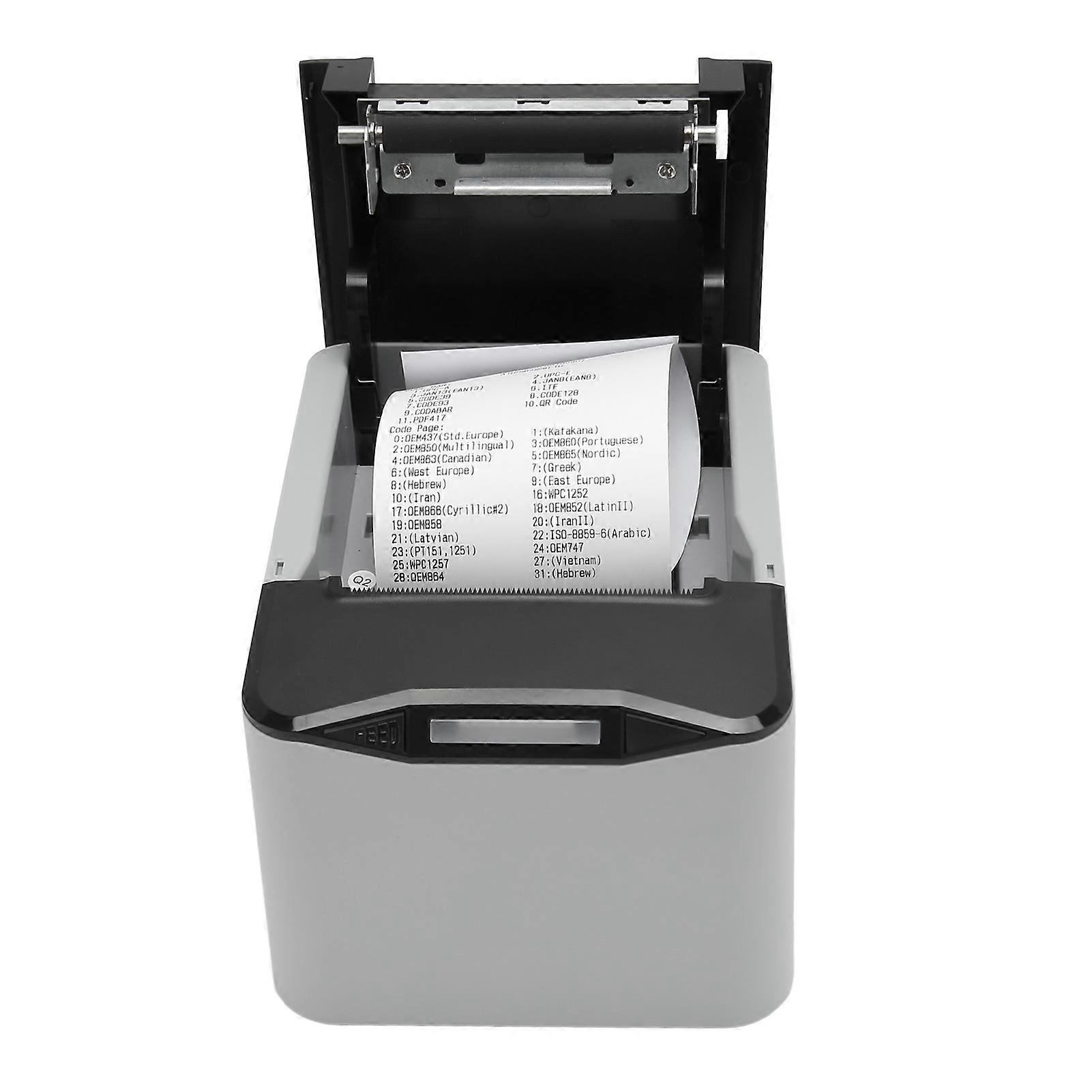 80mm Thermal Printer 220-300mm/s USB LAN ESC POS 80mm Width