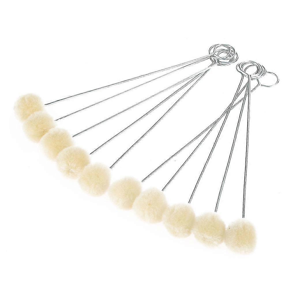 10pcs Wool Daubers With Metal For Dyes