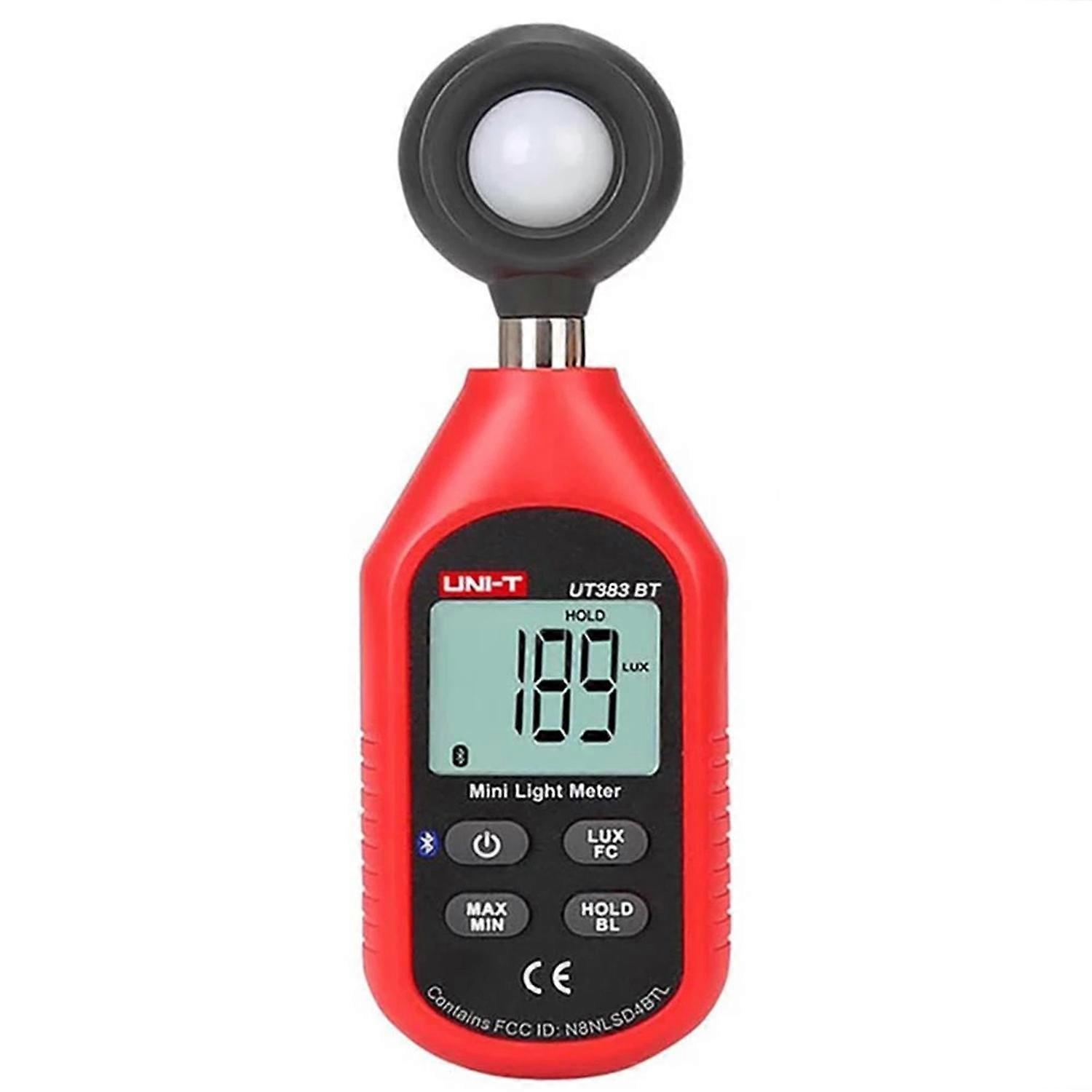 UNI-T UT383BT 200,000 LUX Digital Luxmeter Luminance Light Meter With LCD Backlit Display