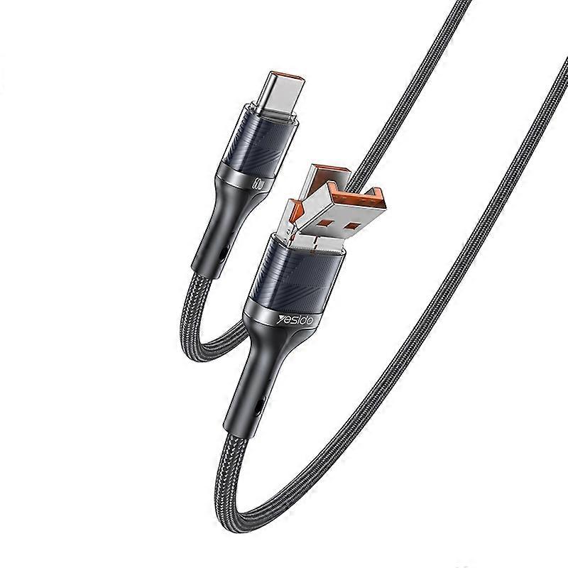 Yesido CA165C 60W USB + USB-C / Type-C to USB-C / Type-C 2 in 1 Fast Charging Data Cable