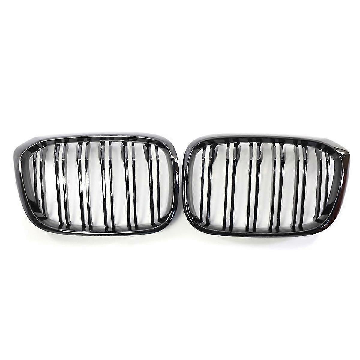Car Double Line Grille compatible with X3 X4 G01 G02 G08 2018-2021
