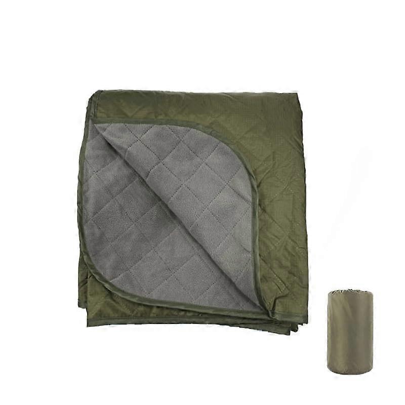 Popular Fleece Camping Blanket Outdoor Picnic DoubleLayer Pad